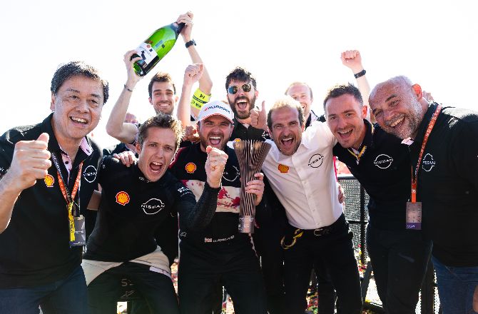 Two podiums in two days for Nissan Formula E Team in Berlin
