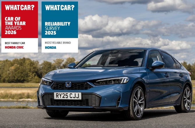 Honda Celebrates Two Major Award Wins