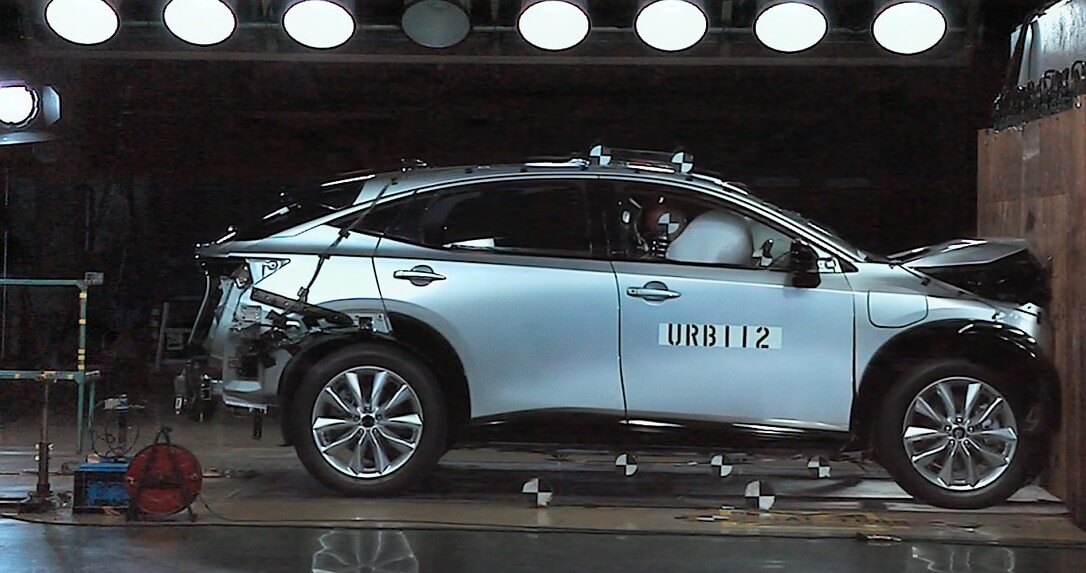Crash testing the ARIYA at fractions of a second