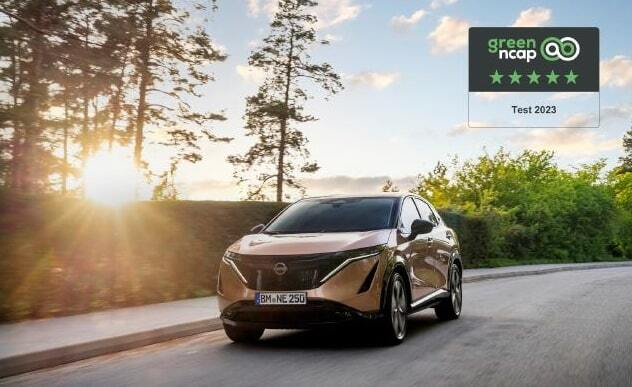 Nissan ARIYA achieves five-star rating from Green NCAP