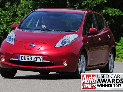  Nissan LEAF Acenta Named ‘Best EV’ in the Auto Express Used Car Awards
