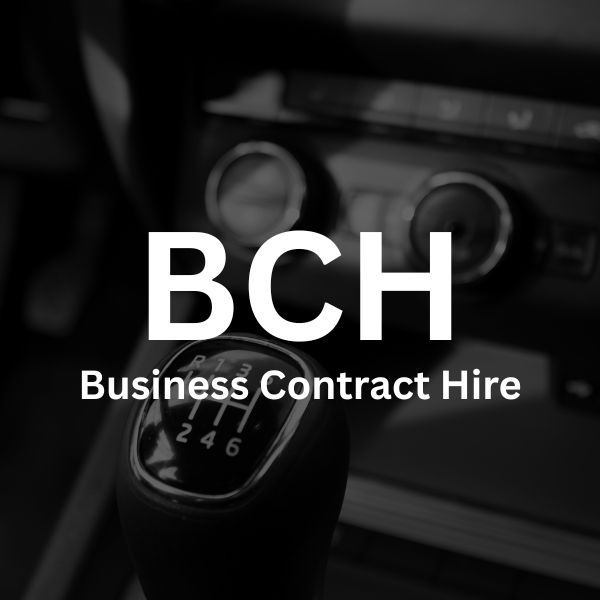 Gearstick with BCH Business Contract Hire text overlay.