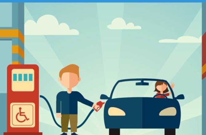 Free App that helps drivers with a disability refuel