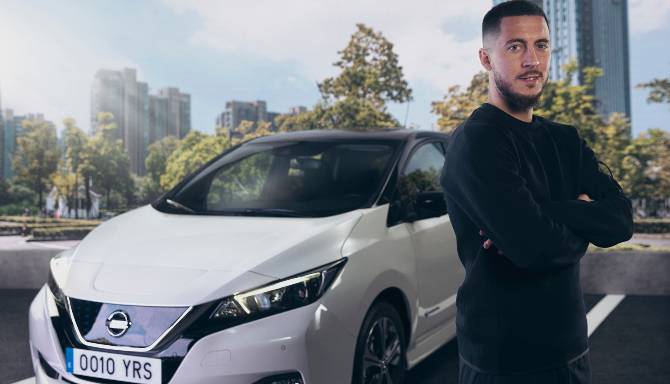 Football pro, Eden Hazard joins Nissan’s #ElectrifyTheWorld movement to spark positive change