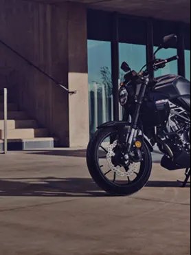 Front of honda bike