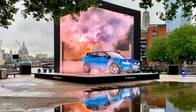 Nissan breaks through fourth wall on London’s Southbank for launch of the all-new Qashqai
