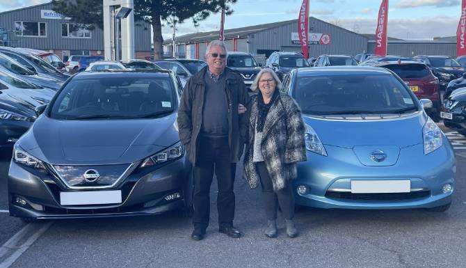 We love LEAF so much, we’re on our fifth one! Meet two true pioneers of electric motoring