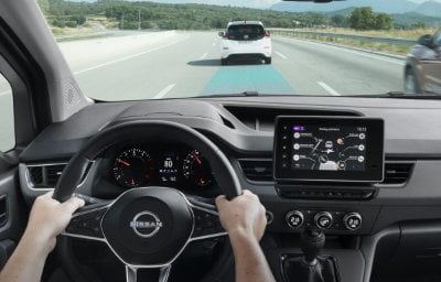 Nissan Townstar technology interior