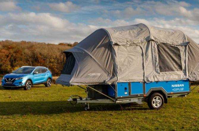 Nissan x OPUS concept camper uses second-life EV batteries to power ‘off-grid’ adventures