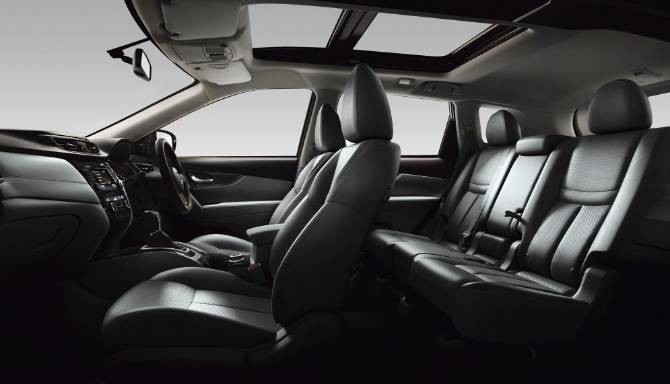 x-trail interior layout